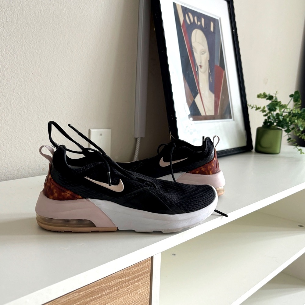 Size 6  - Nike Air Max Motion 2 Black Barely Rose - running